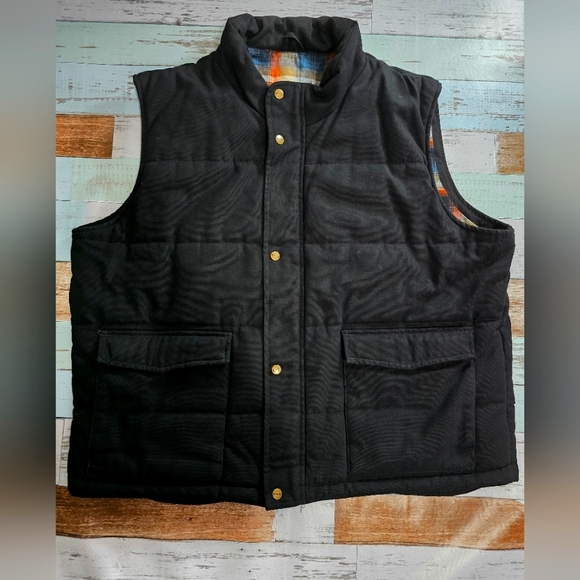 Dakota Zip Vest Jacket Mens Sz: 2XL Quilted Design Mock Neck - Picture 1 of 9